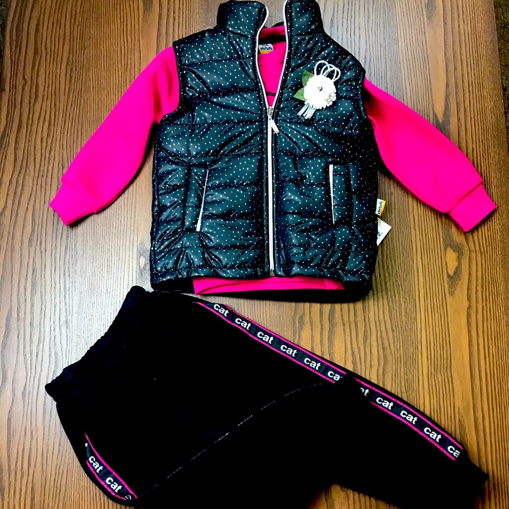 3 Piece Kids Girls casual outfits!